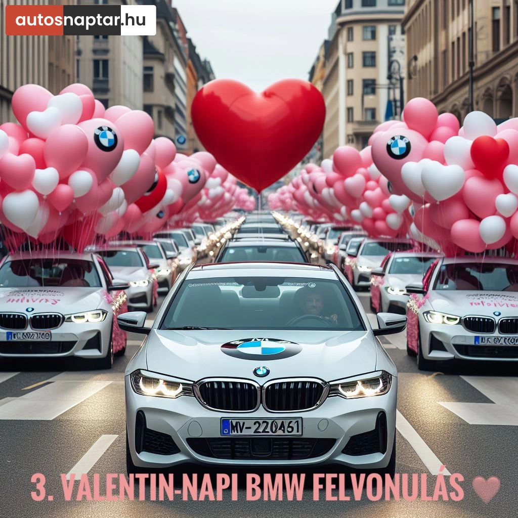 4.Valentin-napi BMW felvonulás