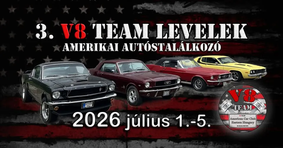 3. V8 Team Levelek Amerikai autóstalálkozó