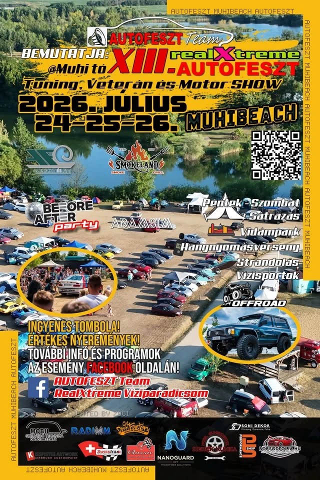 XIII. RealXtreme Autofeszt: Tuning, Veterán és Motor Show