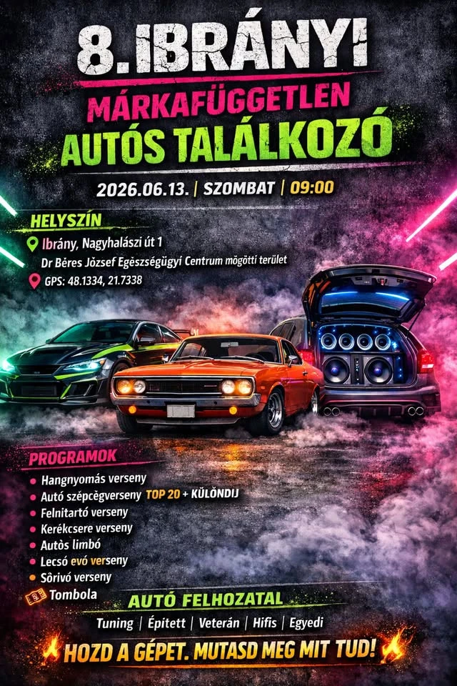 8. Ibrányi Márkafüggetlen Autós Találkozó