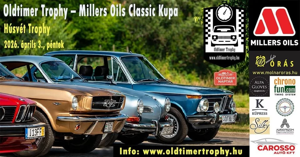 Millers Oils Classic Kupa – Húsvét Trophy (Oldtimer Trophy)
