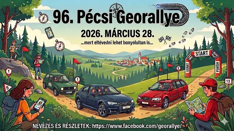 96. Pécsi Georallye, a 3. Pécsi GPS pontkereső futam