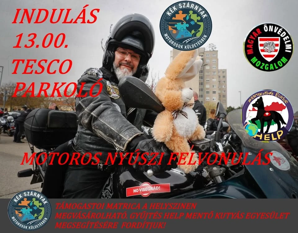 1. Húsvéti Motoros Nyuszi Felvonulás