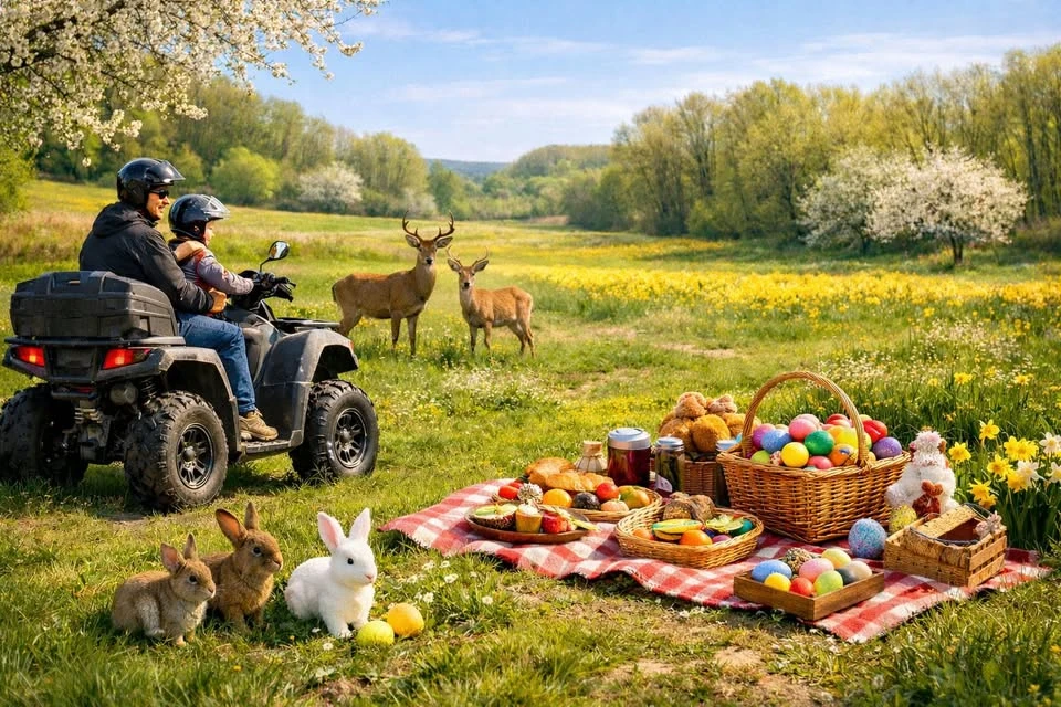 Családi quad kaland a nyuszival