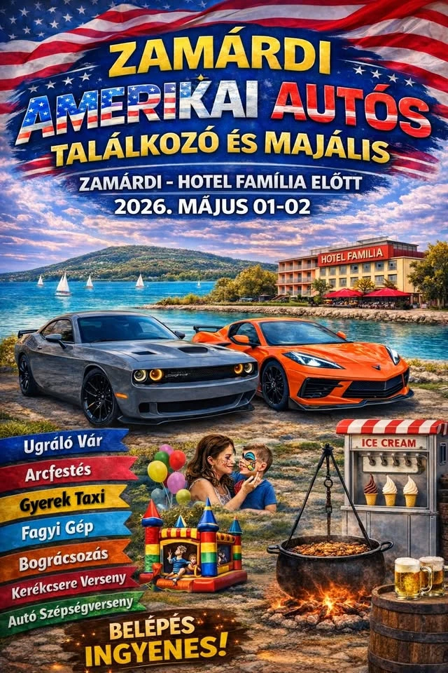 Zamárdi Amerikai Autós Találkozó és Majális