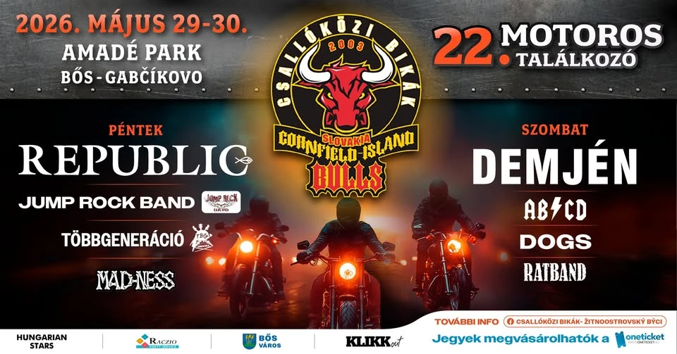 22. Bősi motoros találkozó