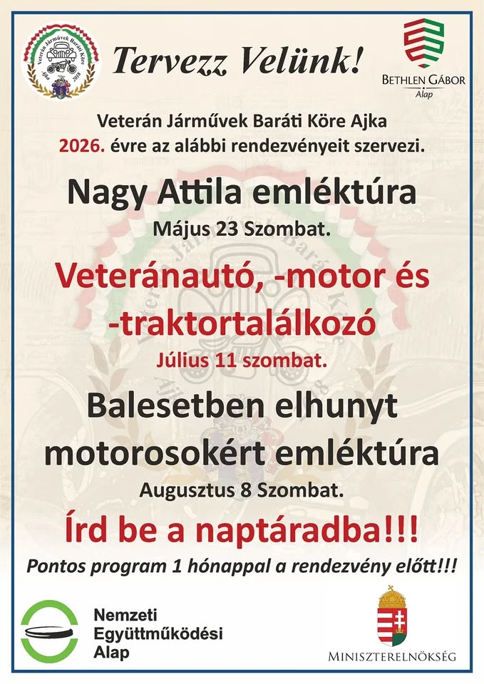 Balesetben Elhunyt Motorosokért Emléktúra