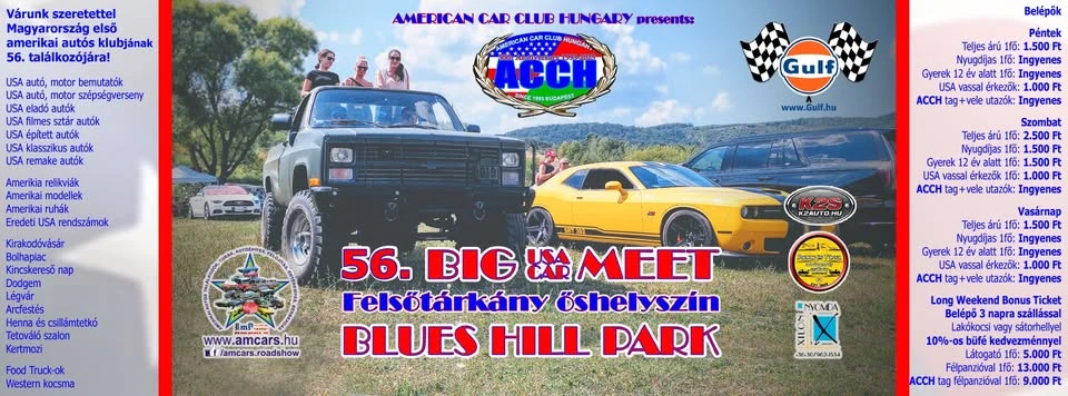 56. ACCH BIG MEET Amerikai Autós Találkozó