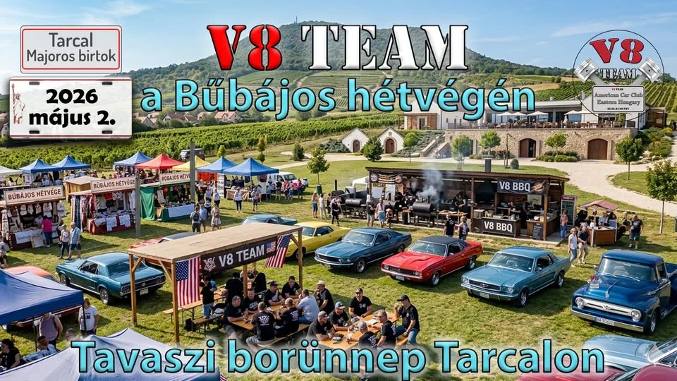 V8 Team a bor ünnepen