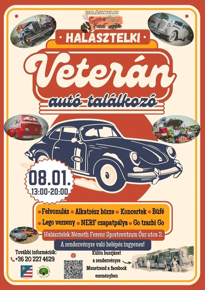 V. Halásztelki veterán autó találkozó