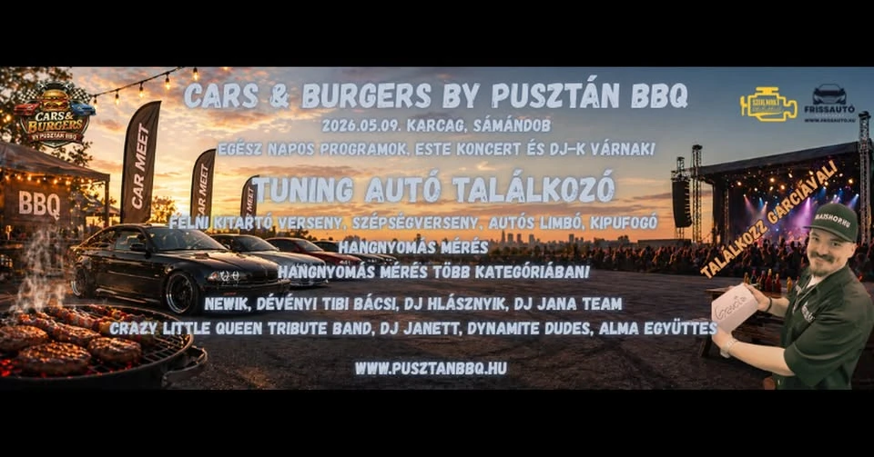 Cars & Burgers by Pusztán BBQ