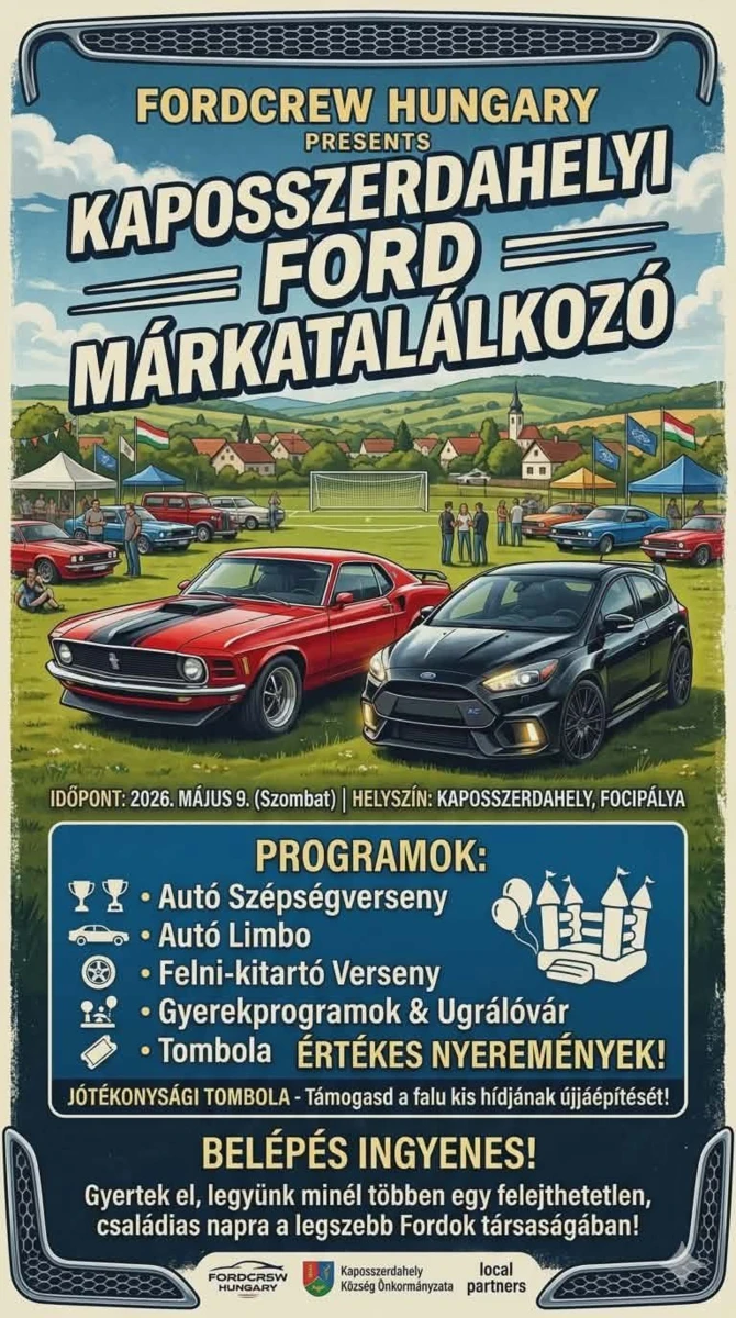 FordCrewHungary Kaposszerdahely találkozó 