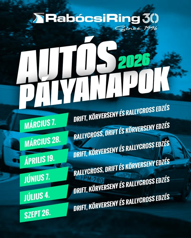 Autós pálya nap