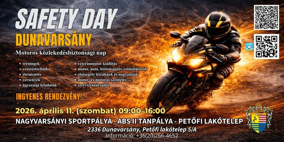 Motoros Közlekedésbiztonsági Nap (Ingyenes)