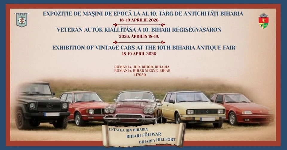 10. Veterán Autók Kiállítás | 10. Expoziție de Mașini de Epocă | 10th Exhibition of Vintage Cars