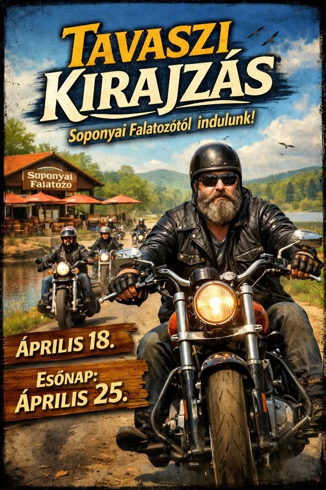 Tavaszi kirajzás - motoros túra