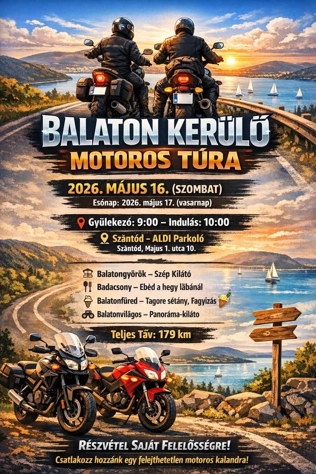 Balaton kerülő túra
