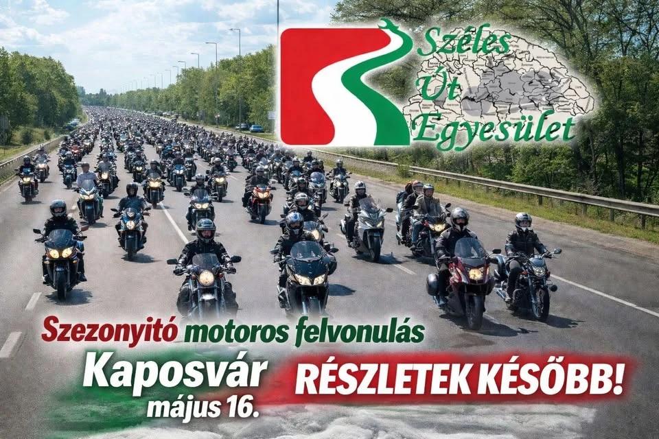 Szezonnyitó motoros felvonulás (jótékonysági rendezvény)
