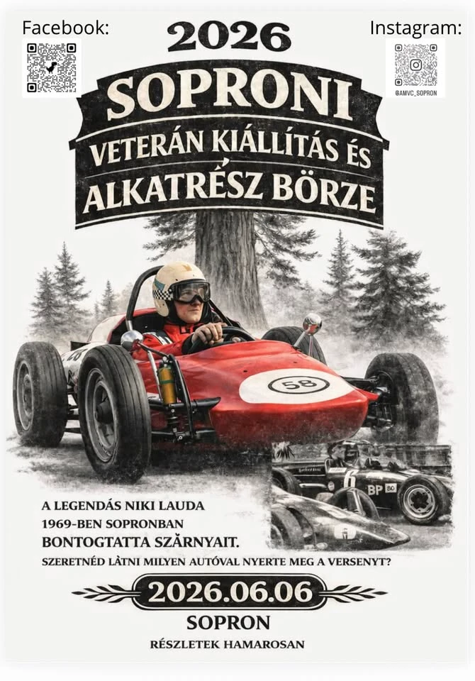 Soproni Veteránjármű Kiállítás és Alkatrész börze