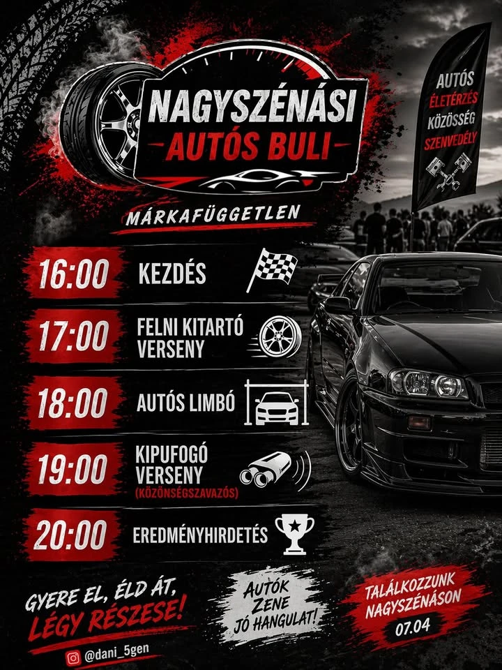 I. Nagyszénási Autós Buli (Márkafüggetlen)