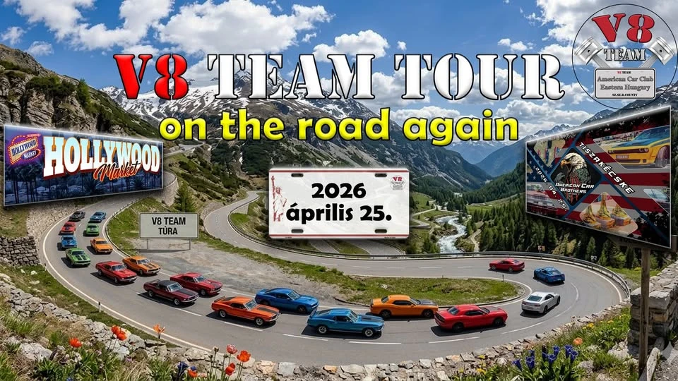 V8 Team: Áprilisi túra – Tiszakécske & Hollywood Madness