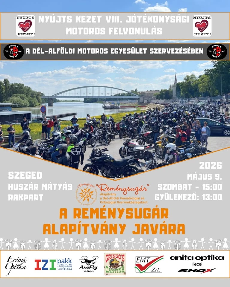 Nyújts Kezet VIII. Jótékonysági Motoros Felvonulás