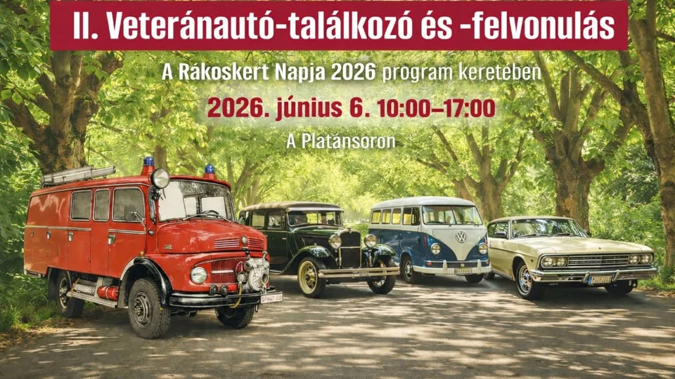 II. Veteránautó-találkozó és felvonulás