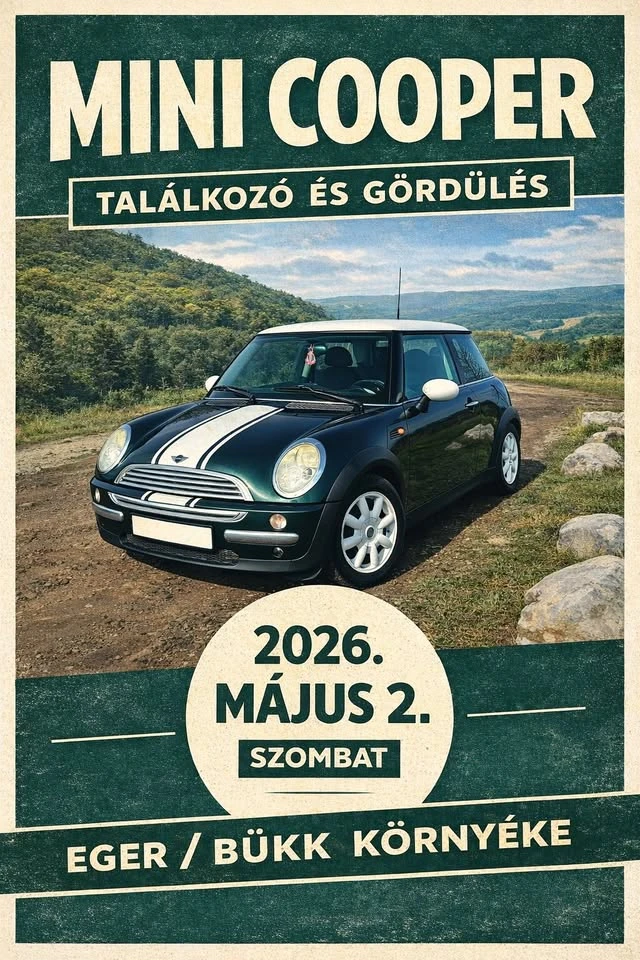 Mini Cooper találkozó és gördülés