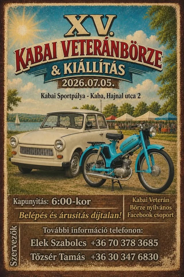 XV. Kabai Veterán Börze és Kiállítás
