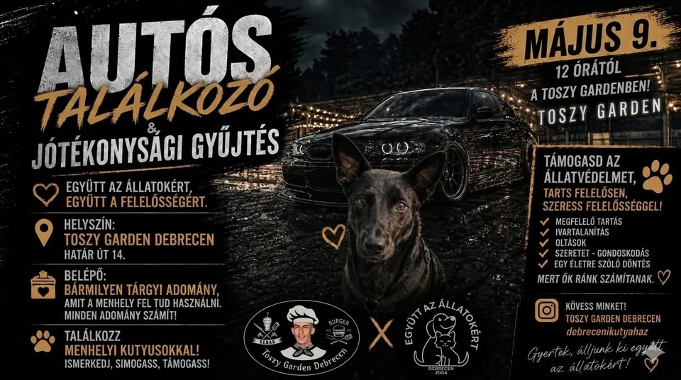 Autós találkozó & jótékonysági gyűjtés