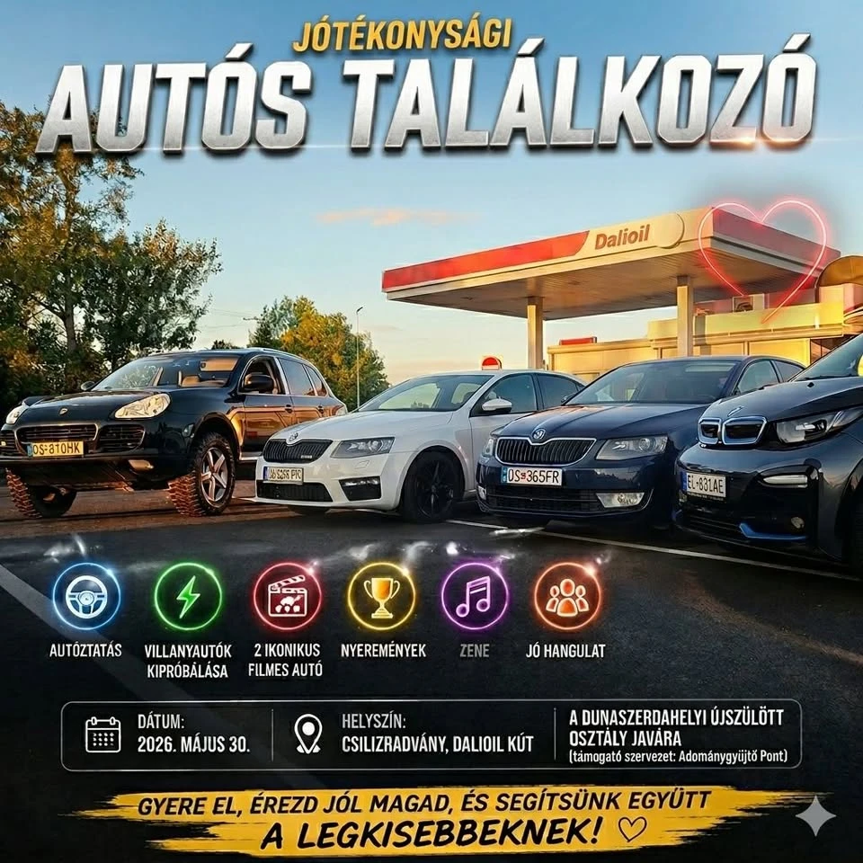 2. jótékonysági autós találkozó