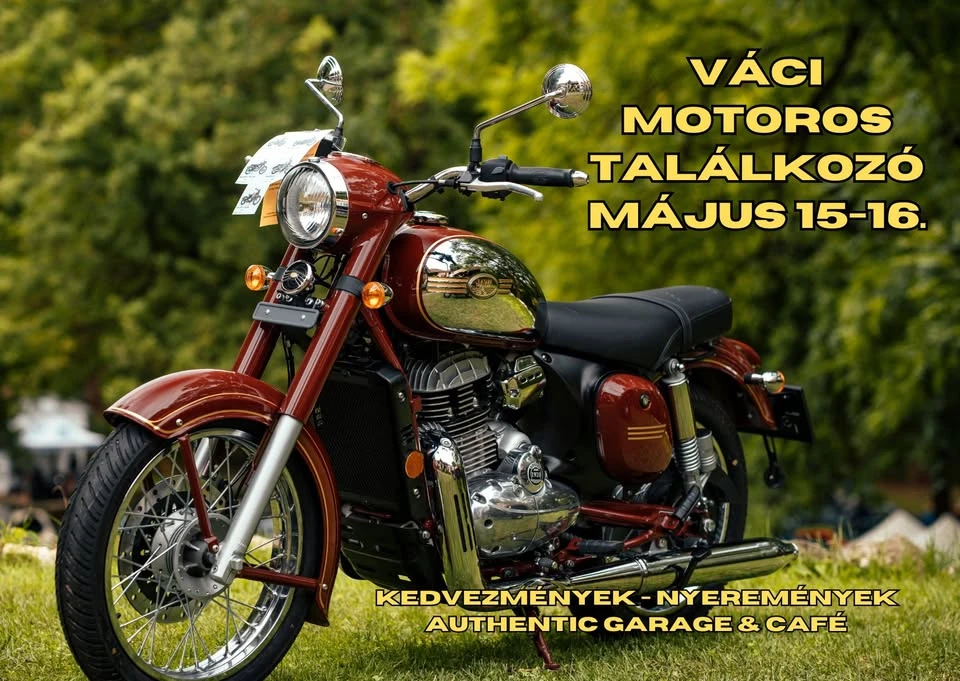 Váci Motoros Találkozó az Authentic-ban