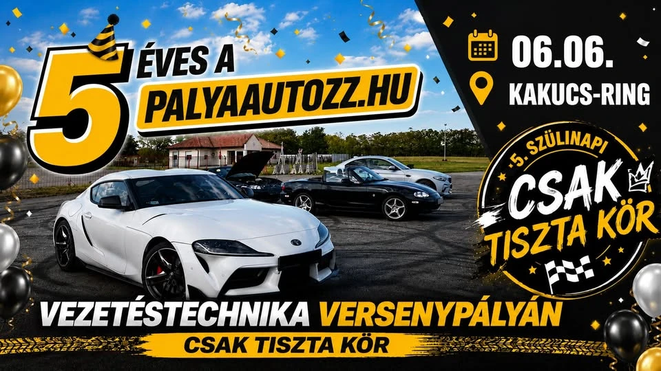 Vezetéstechnika versenypályán - Csak Tiszta Kör