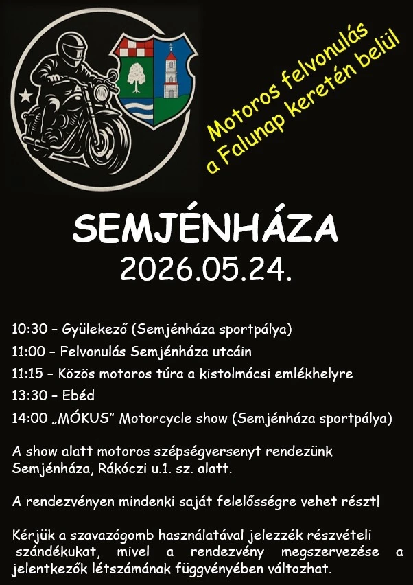 Motoros felvonulás
