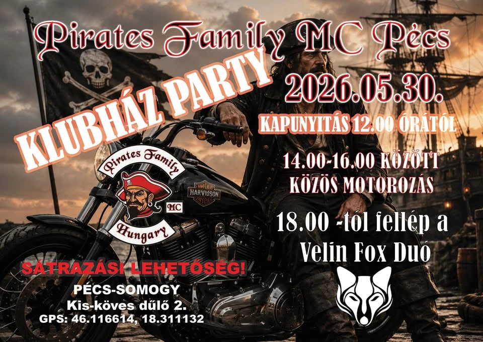 Klubház Party Kalóz módra