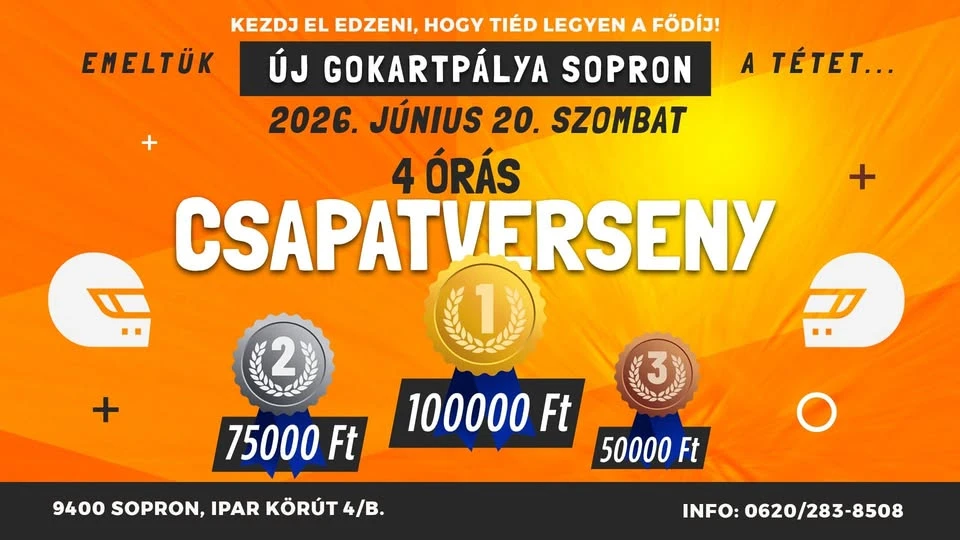 4 órás csapat gokartverseny