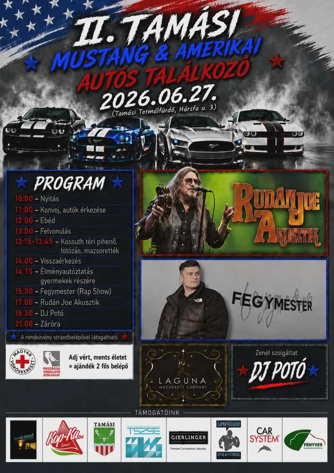 II. Tamási Mustang & Amerikai Autós Találkozó