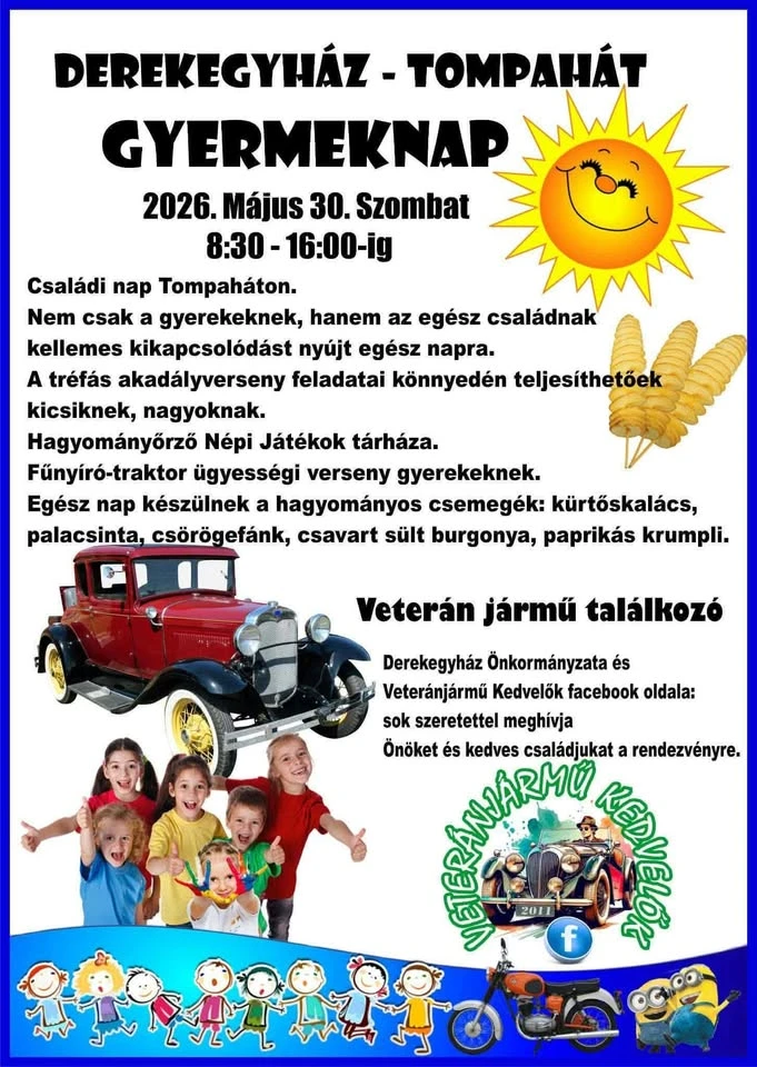 Gyereknap és veterán jármű találkozó
