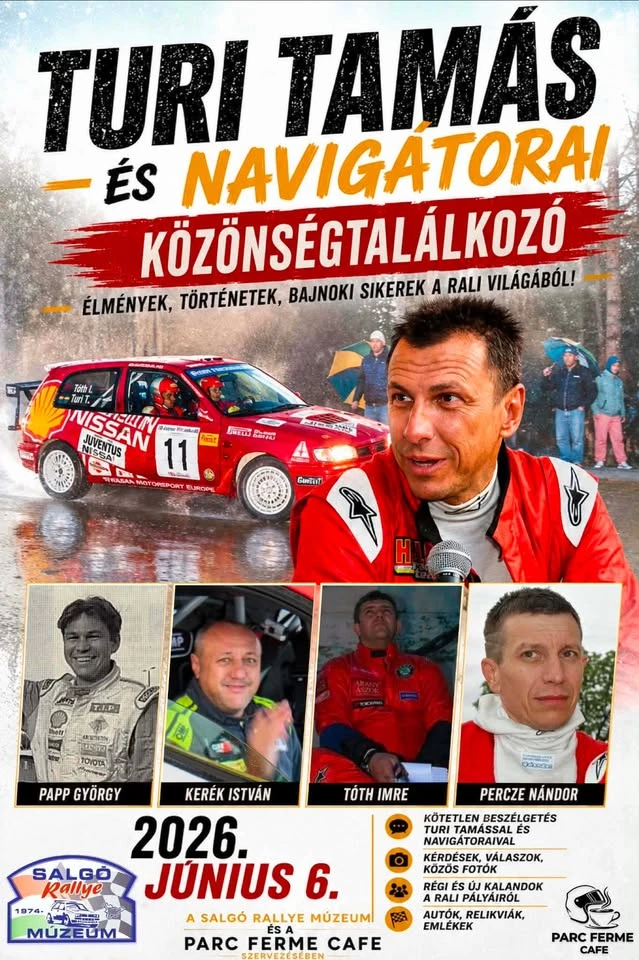 Turi Tomi és navigátorai közönségtalálkozó