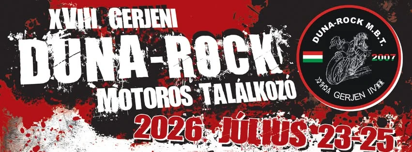 XVII. Gerjeni Duna-Rock Motoros Találkozó