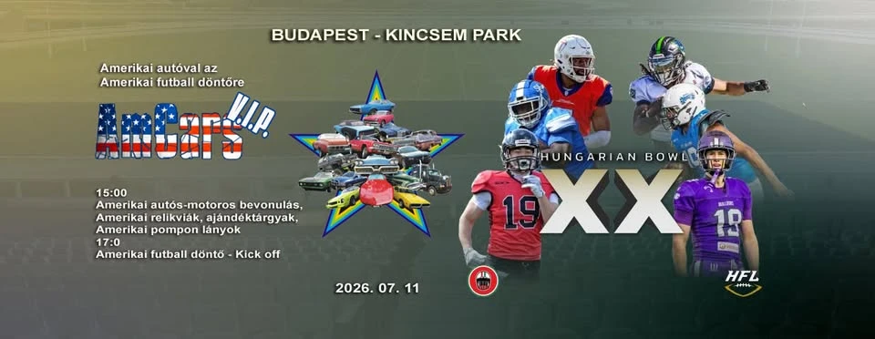 XX. Veolia Hungarian Bowl / AmCars VIP / Amerikai autós amerikai futball döntő