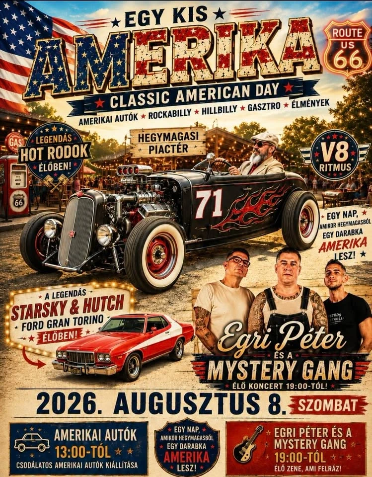 Egy kis Amerika – Amerikai Autók - Egri Péter és a Mystery Gang