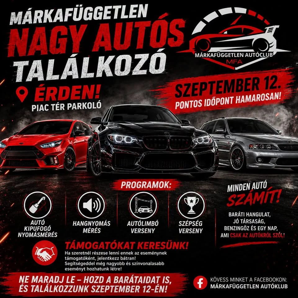 A második MFA club nagy autós találkozó