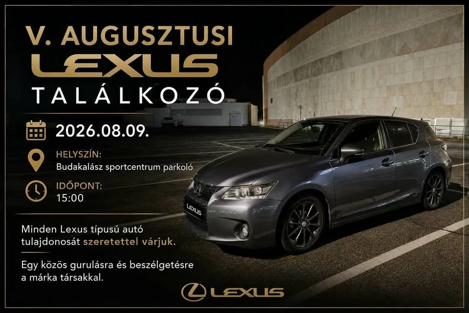 V. Augusztusi Lexus találkozó