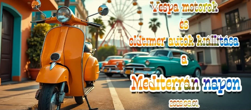Vespa és old timer kiállítás