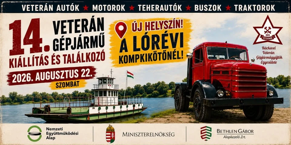 14. Veterán Gépjármű Kiállítás és Találkozó