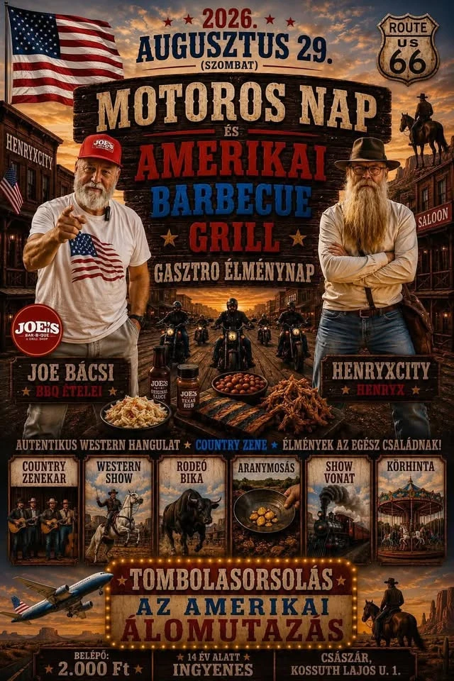 Henryxcity Western motoros nap és BBQ gasztró verseny