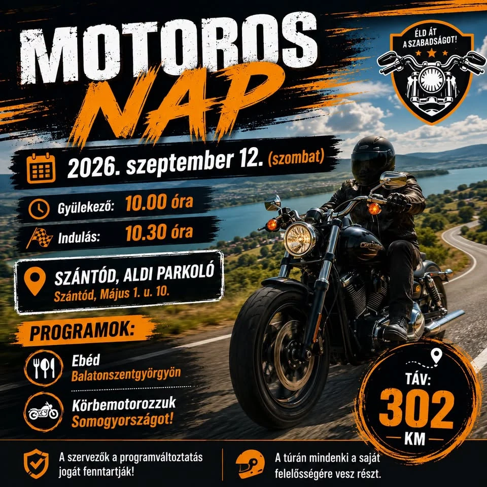 Motoros nap