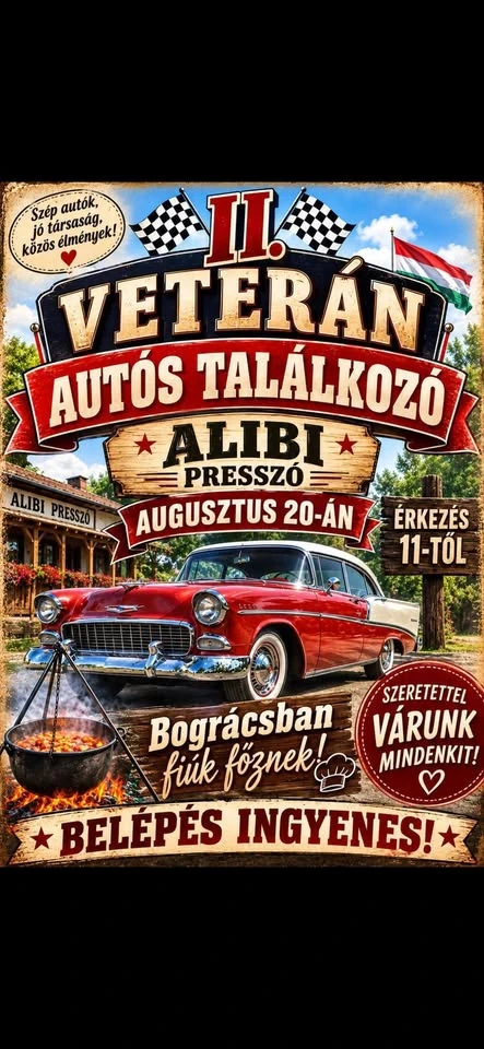 Veterán autós találkozó