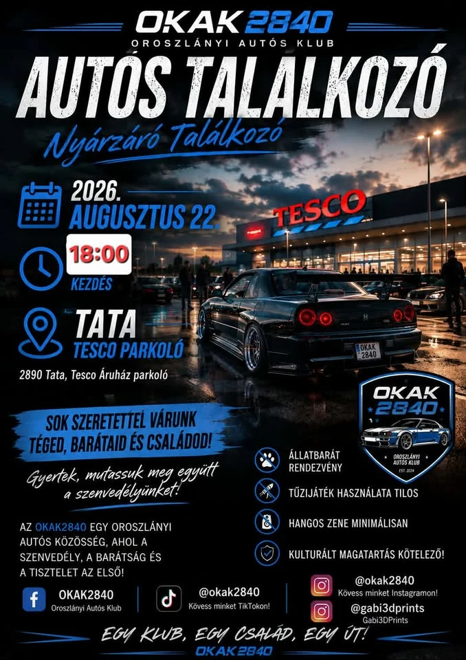 OKAK2840 Autós Találkozó